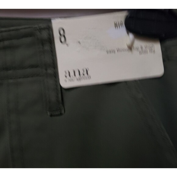 Women's a.n.a Wide Leg Trendy Hobo Chic Cargo Pants Olive Multi Pocket Sz 8 NWT - Picture 14 of 16